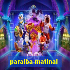 paraiba matinal